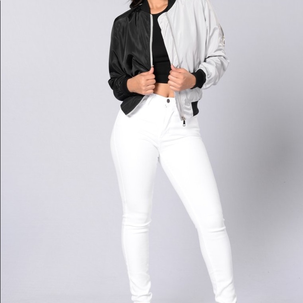 Fashion Nova Two Faced Bomber Jacket